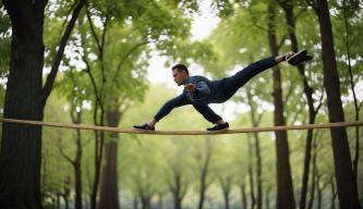 Auf der Slackline balancieren: 7 Tricks für Anfänger, um das Gleichgewicht zu meistern