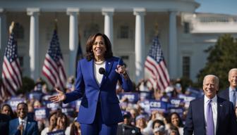 Kamala Harris hält ihre erste Wahlkampfrede für die US-Wahl 2024