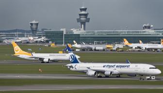 Teilweise Wiederaufnahme des Flugverkehrs am Flughafen Frankfurt